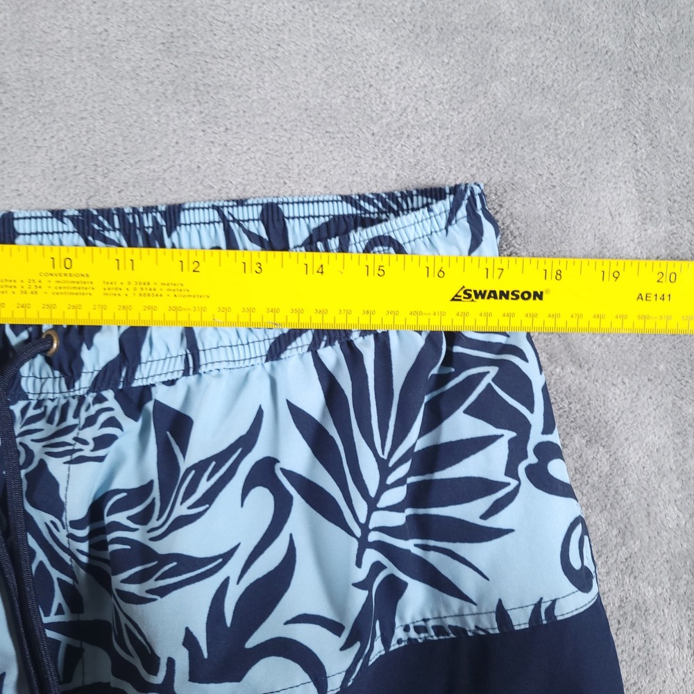 Birdwell Beach Britches Board Shorts Mens XL Blue Floral Tropical Surf Swim - Picture 5 of 8